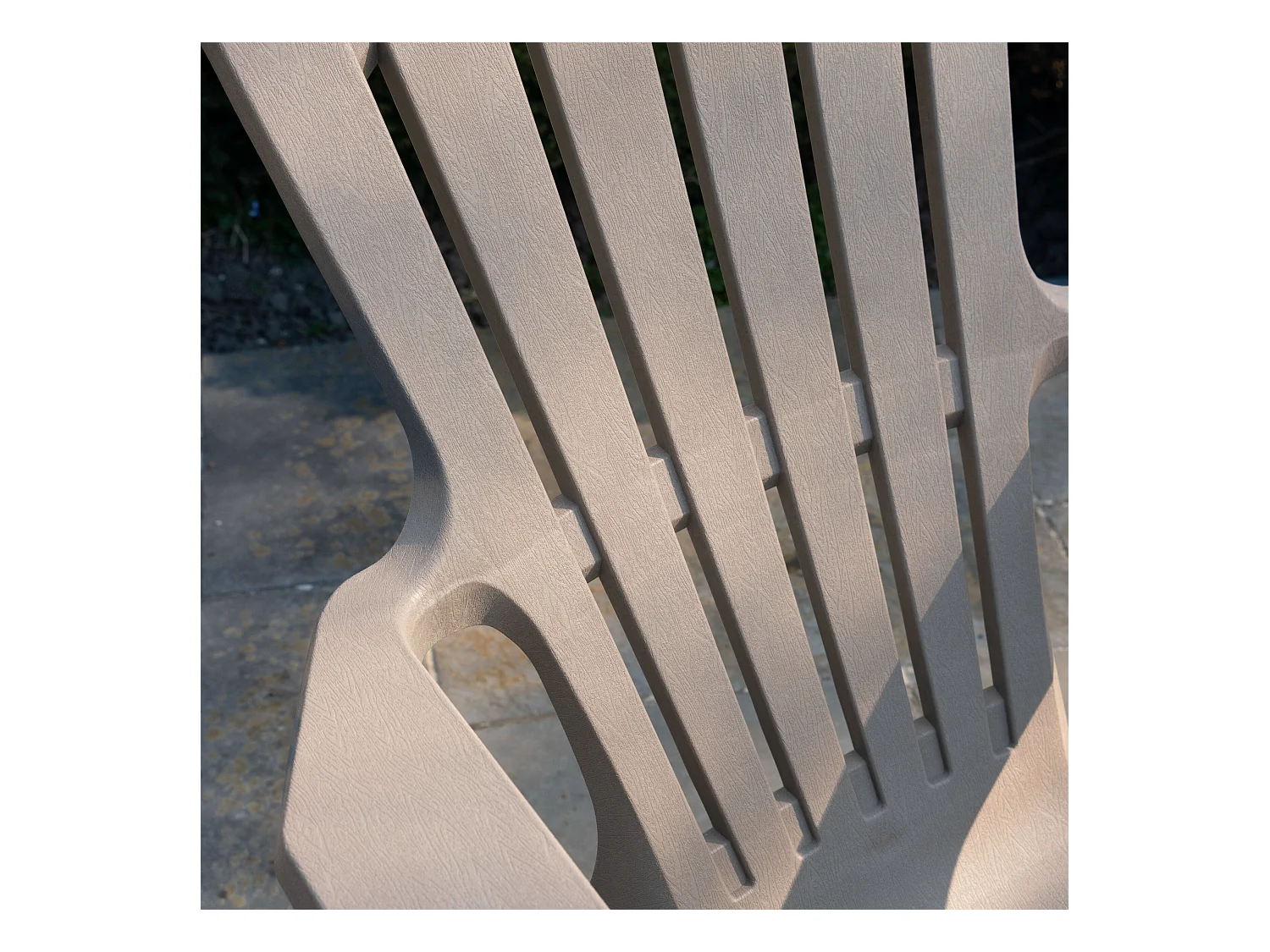 Lot de 4 Fauteuils adirondack Taupe