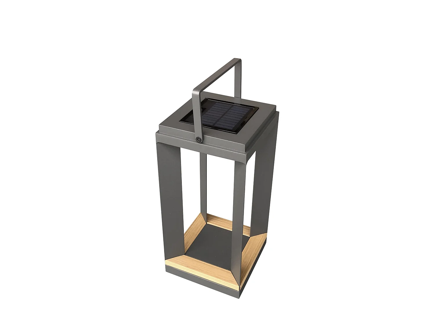 Lampe solaire LED en aluminium Anthracite PIANA