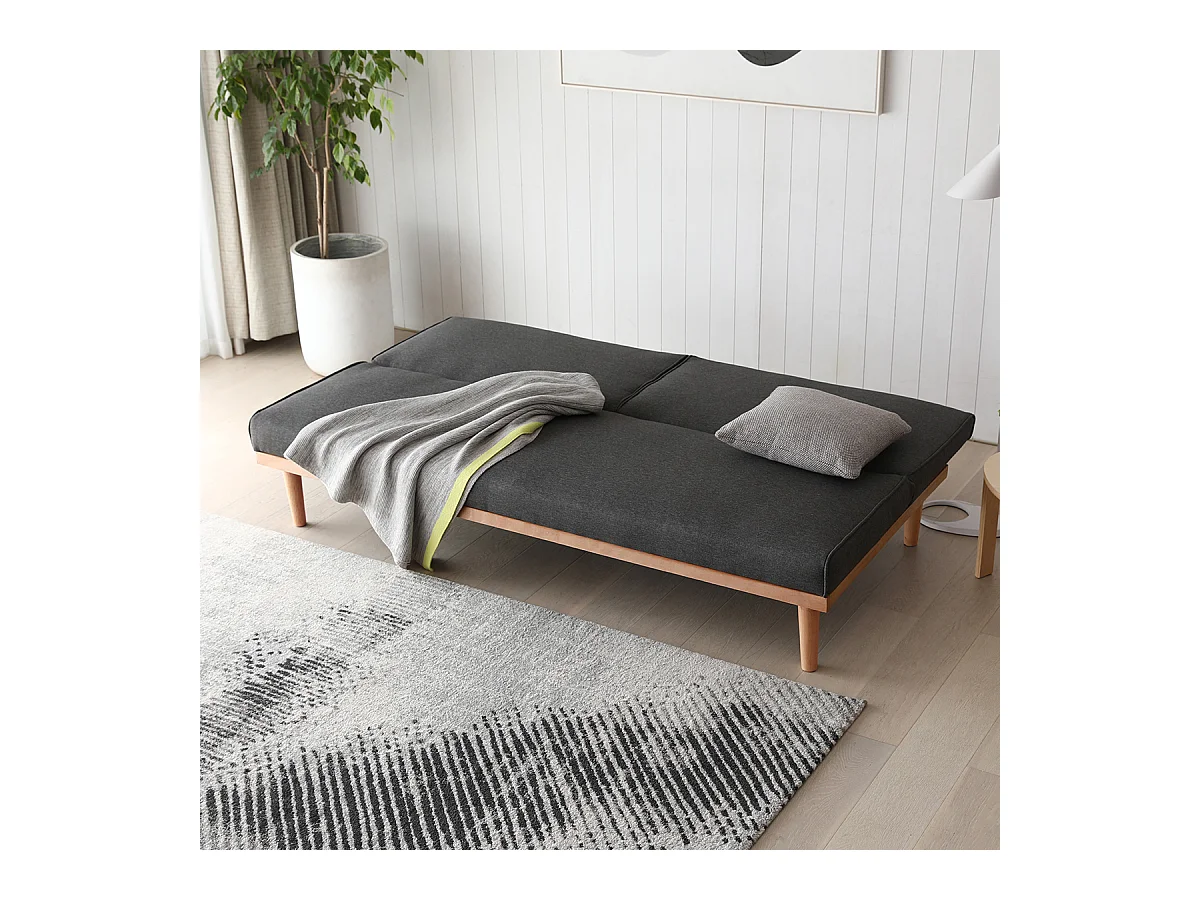 Canapé convertible gris ELY Wilsa Indoor