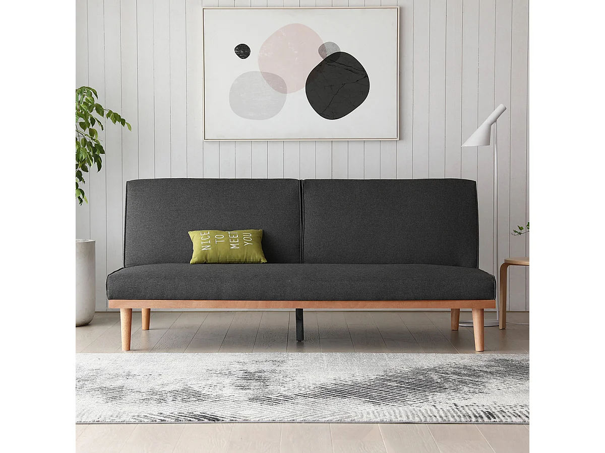 Canapé convertible gris ELY Wilsa Indoor