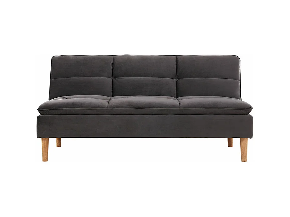 Canapé convertible anthracite LEEDS