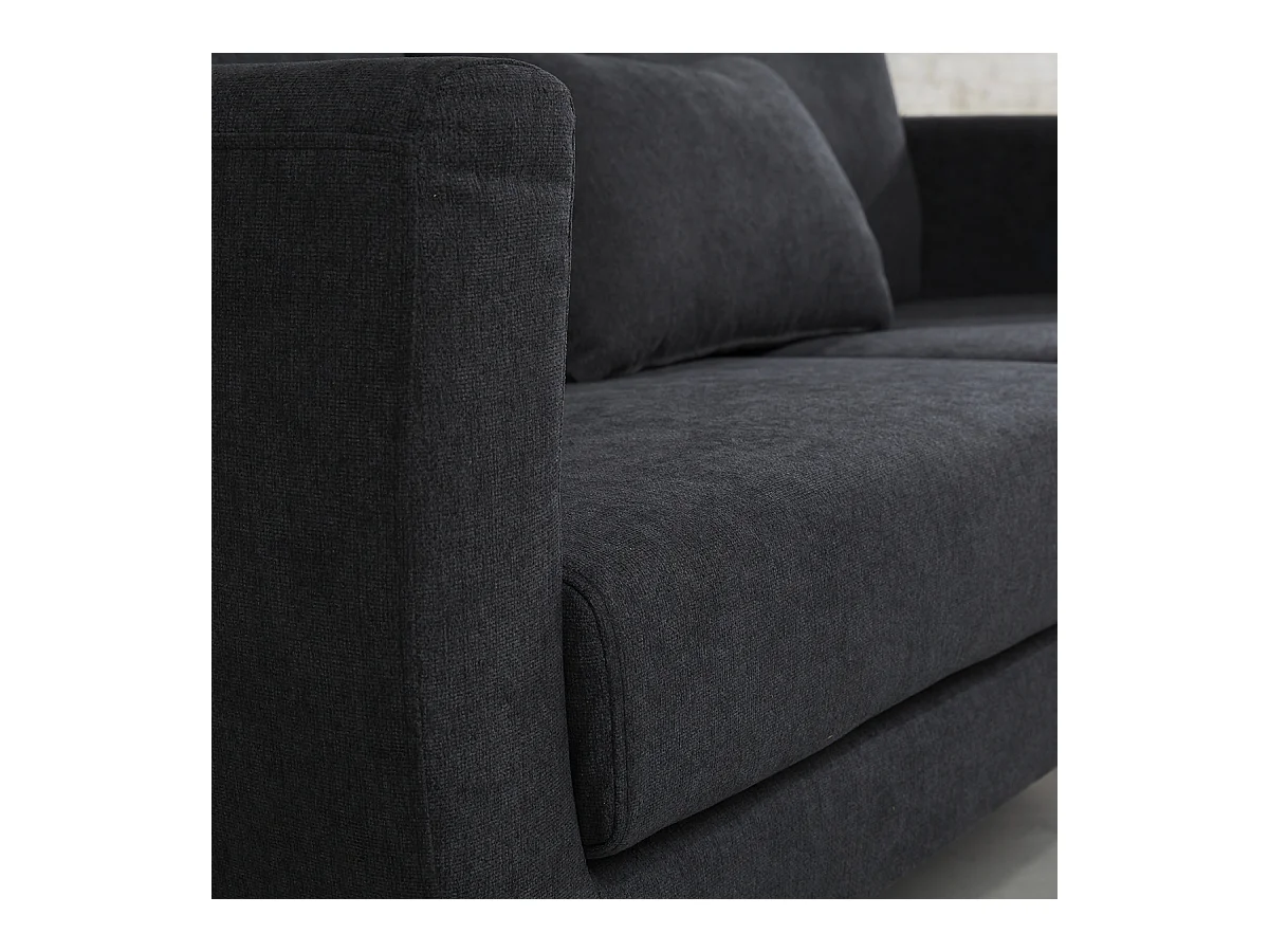 Canapé gris foncé intemporel MORA Wilsa Indoor