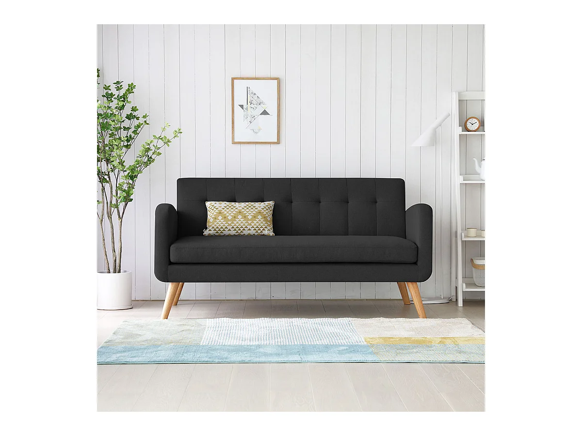 Canapé gris foncé MALMO Wilsa Indoor