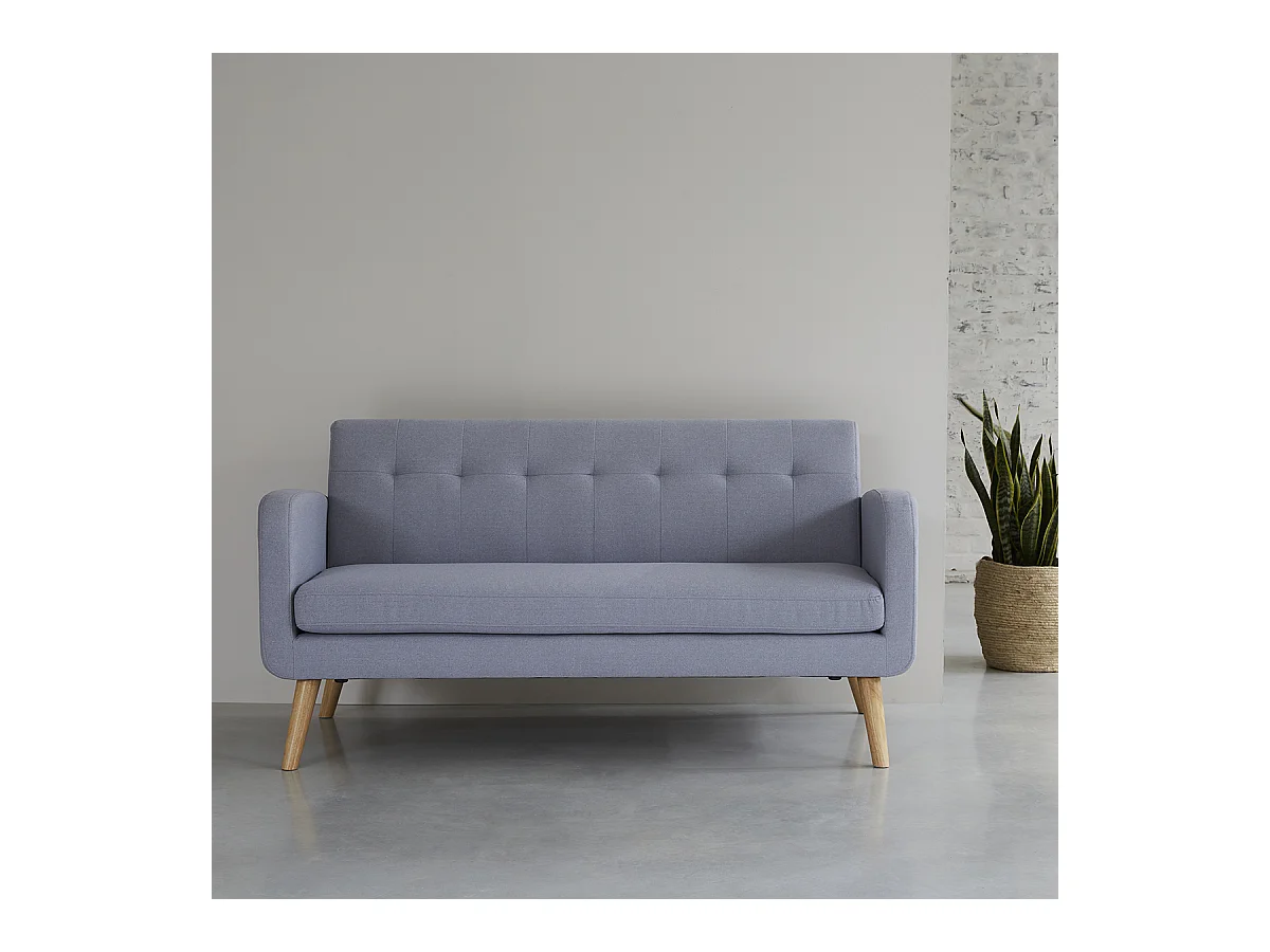 Canapé gris souris MALMO Wilsa Indoor