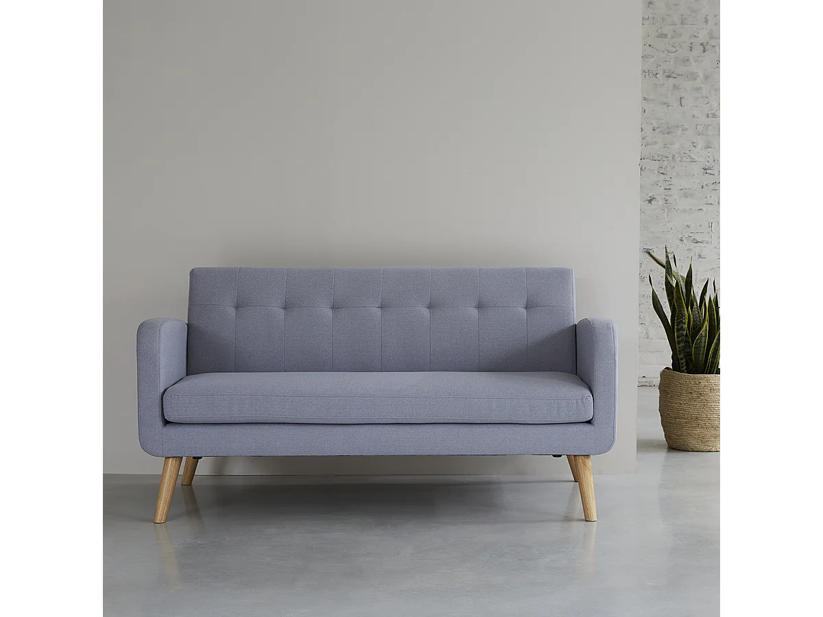 Canapé gris souris MALMO Wilsa Indoor