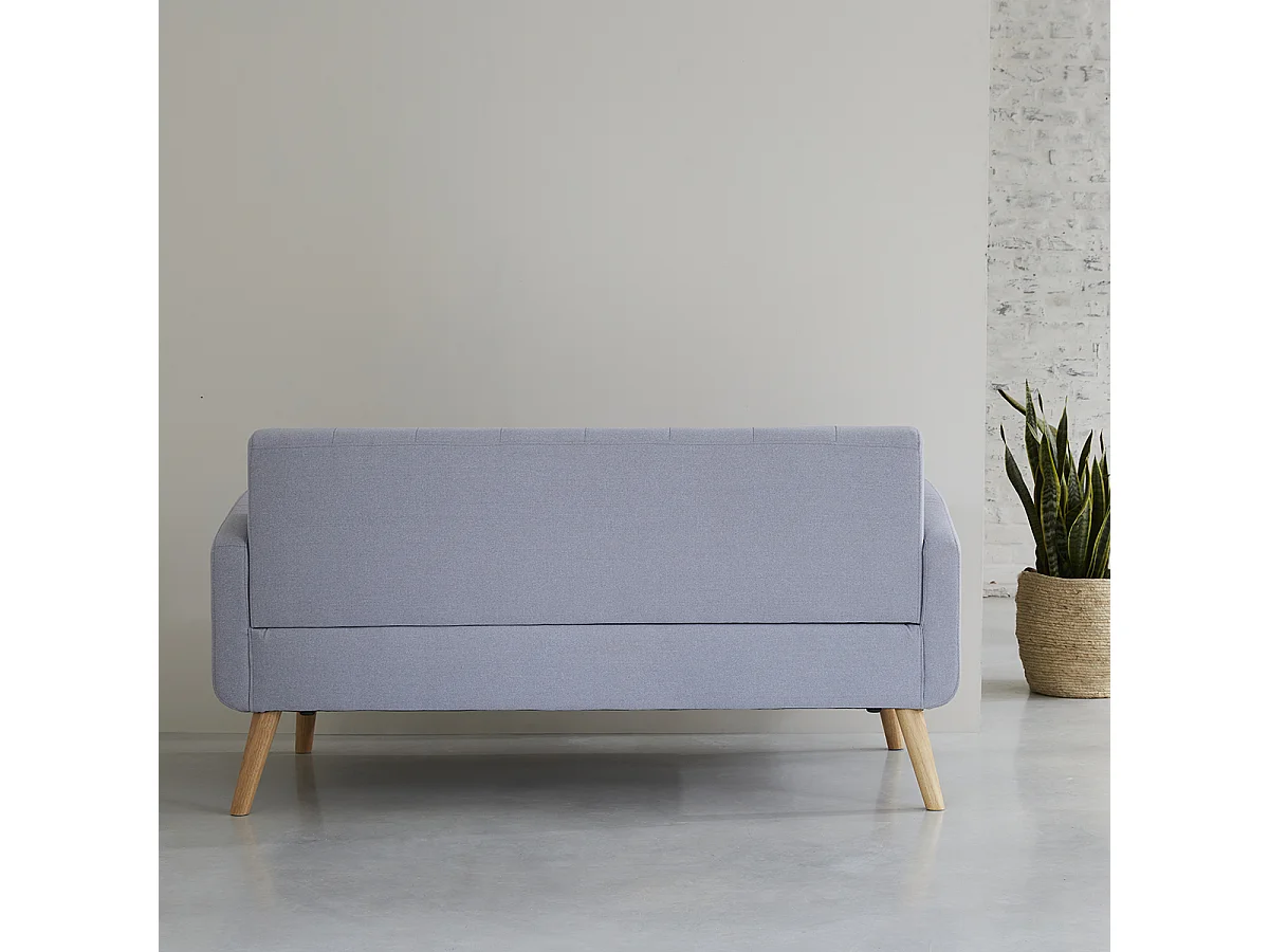 Canapé gris souris MALMO Wilsa Indoor