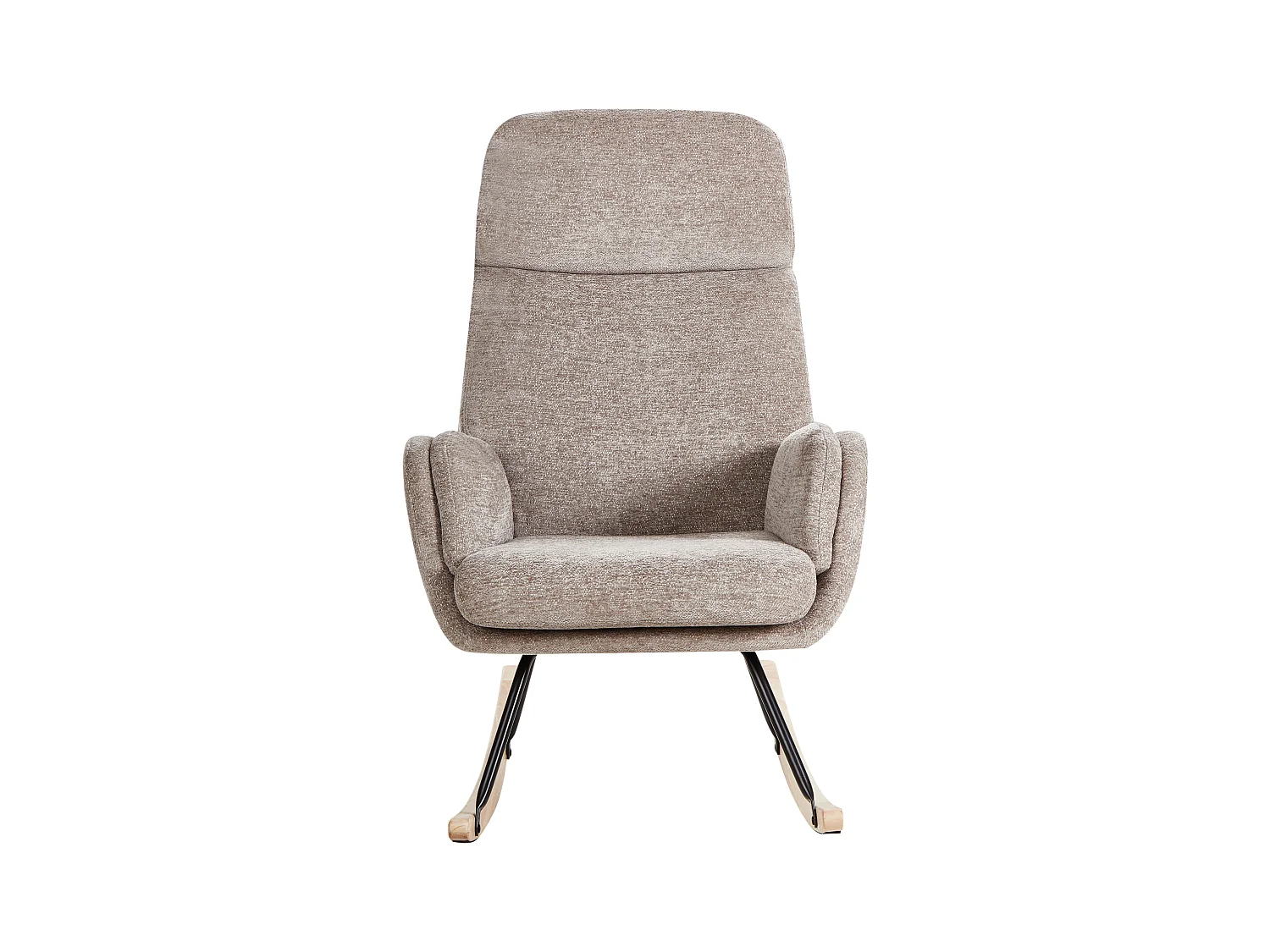 Fauteuil à bascule KVELIA Tissu Taupe