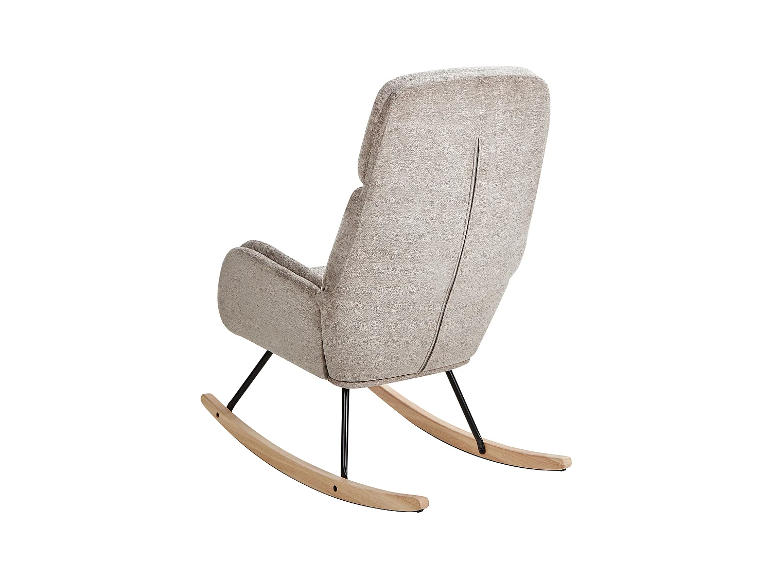 Fauteuil à bascule KVELIA Tissu Taupe