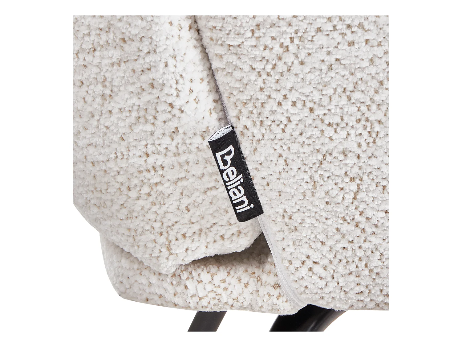 Fauteuil à bascule KVELIA Tissu Blanc cassé