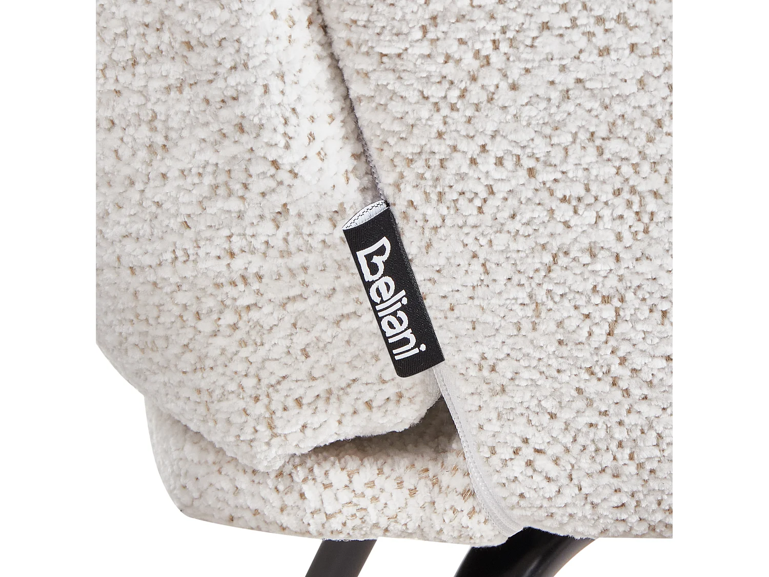 Fauteuil à bascule KVELIA Tissu Blanc cassé