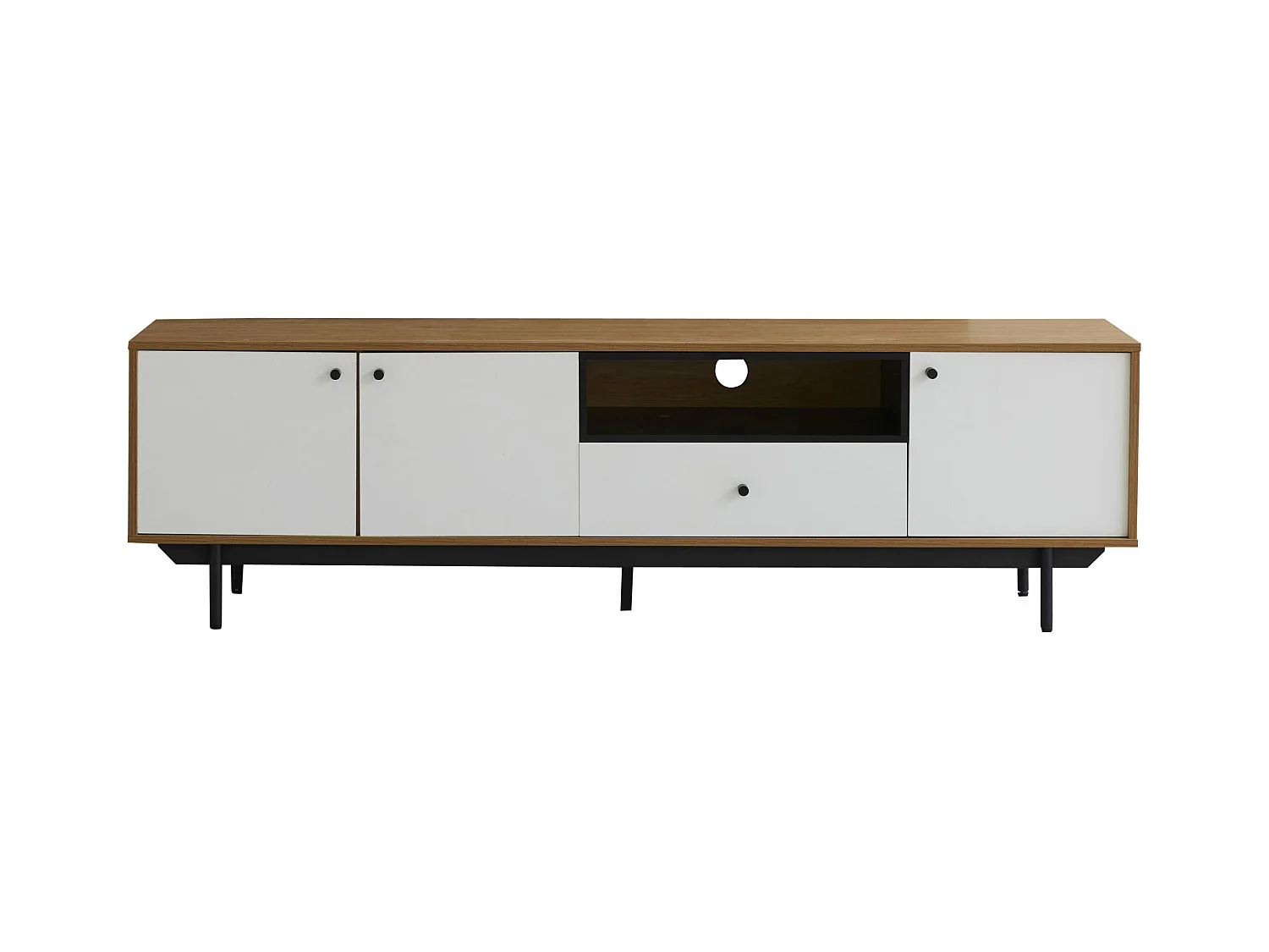 Meuble TV BERLIN 3 placards Wilsa Indoor