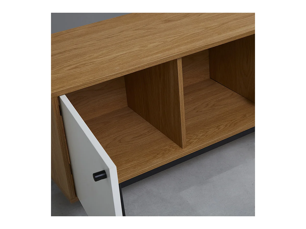 Meuble TV BERLIN 3 placards Wilsa Indoor