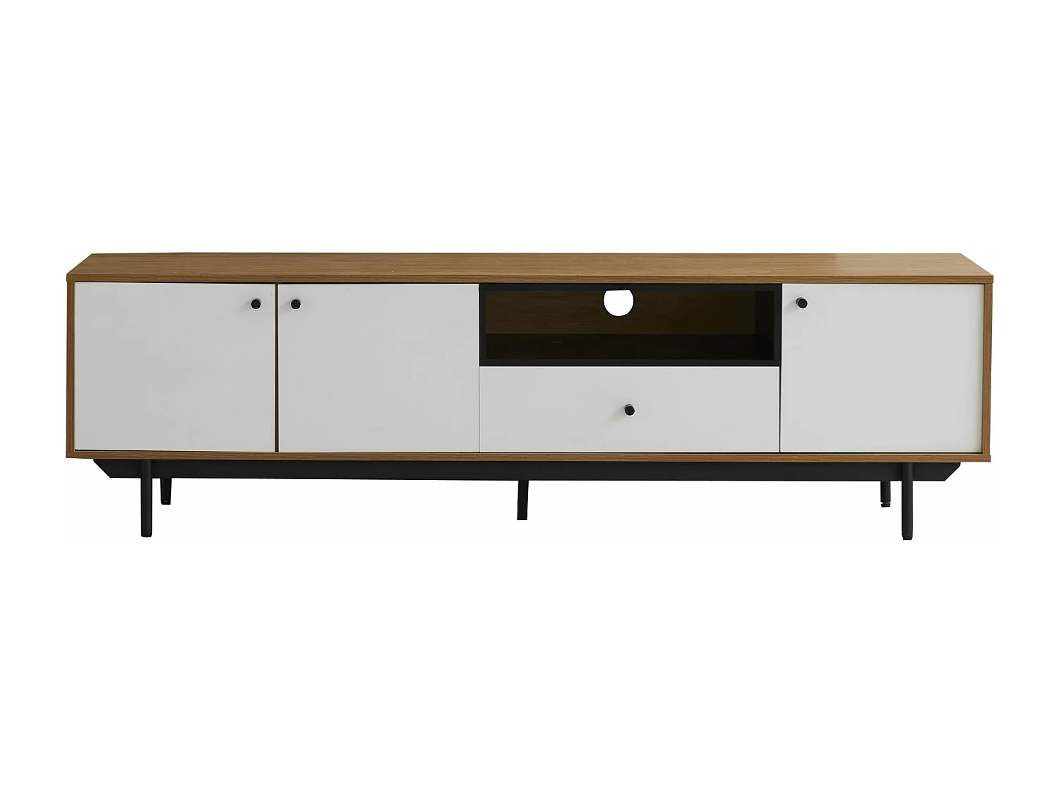 Meuble TV BERLIN 3 placards Wilsa Indoor
