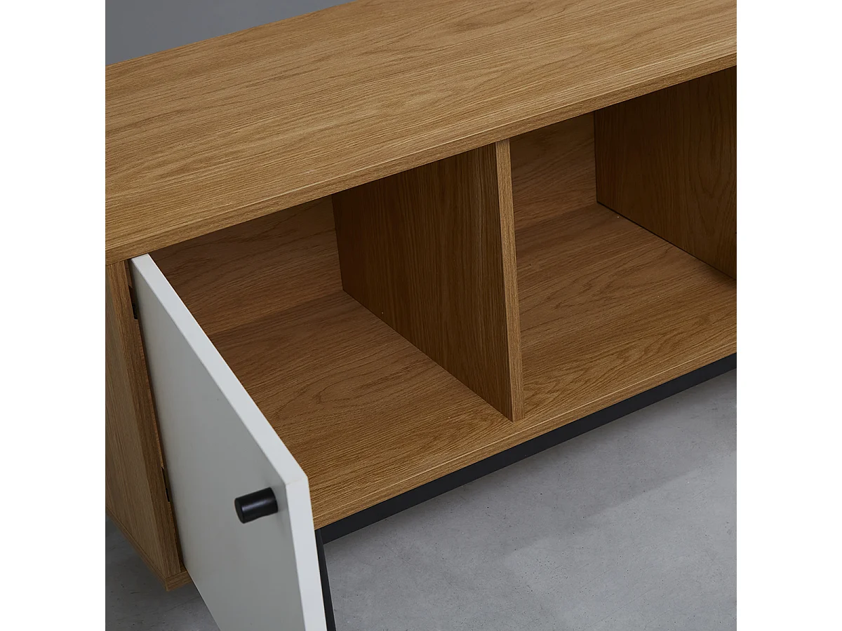 Meuble TV BERLIN 3 placards Wilsa Indoor