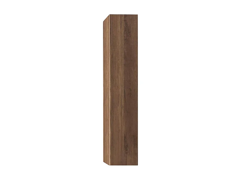 Colonne murale suspendue 1 porte aspect bois finition Mercure - ZEUS
