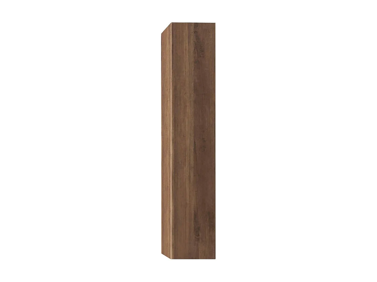 Colonne murale suspendue 1 porte aspect bois finition Mercure - ZEUS