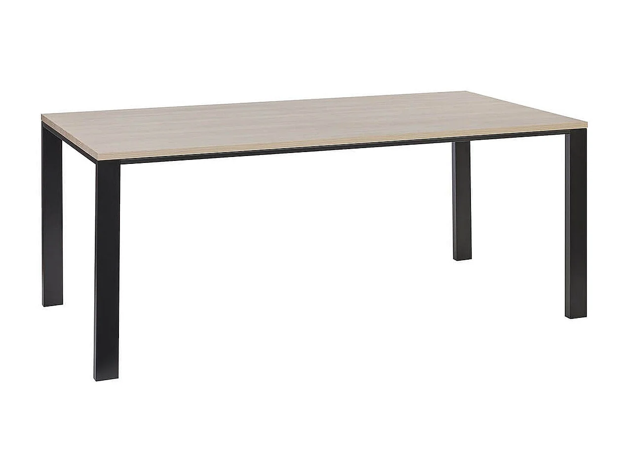 Ensemble séjour table repas 200cm + buffet aspect bois finition Urban Oak - BONNIE