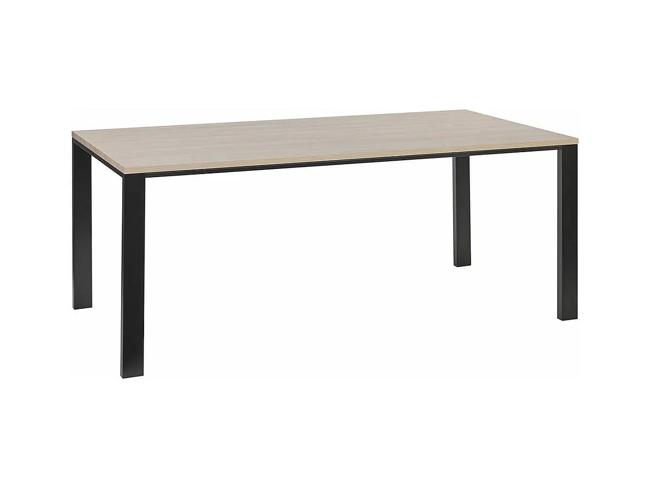 Ensemble séjour table repas 170cm + buffet aspect bois finition Urban Oak - BONNIE