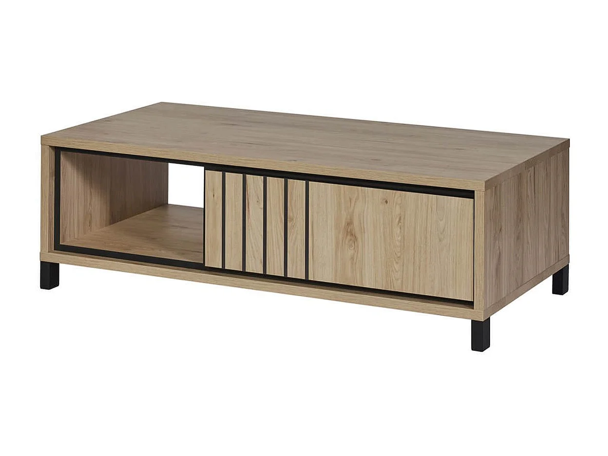 Ensemble séjour buffet + table basse + meuble TV Aspect bois - ANTHONY