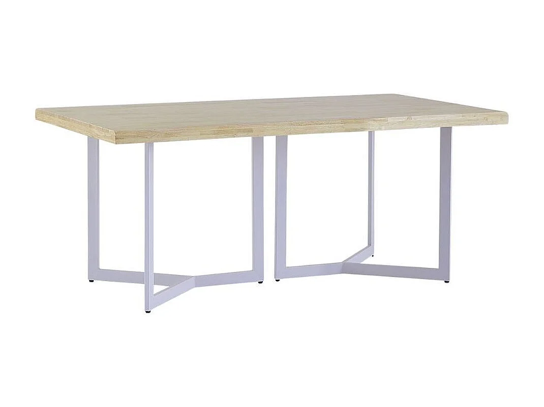 Mesa de comedor Artist diseño fijo nordish/blanco 76x180x100 cm Adec