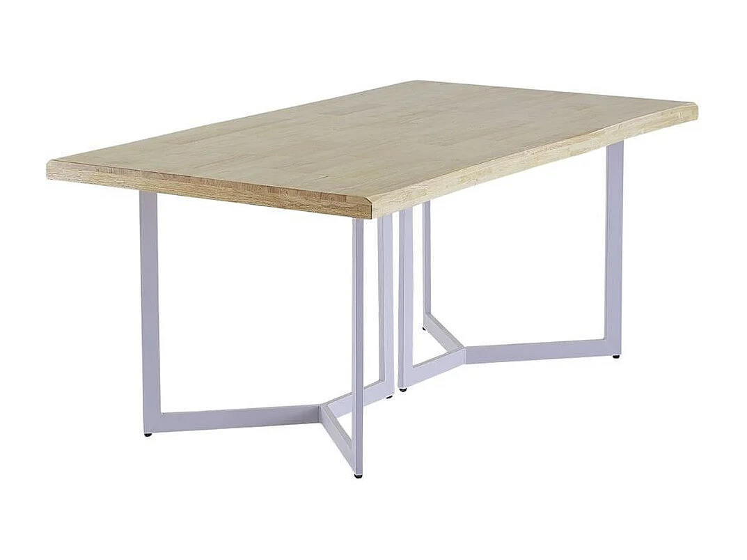 Mesa de comedor Artist diseño fijo nordish/blanco 76x180x100 cm Adec