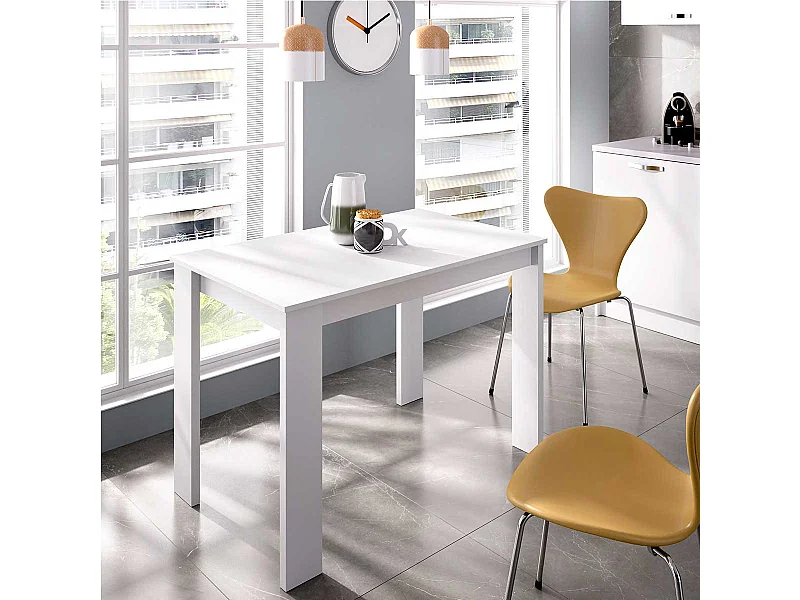 Mesa de cocina Aspen blanco 76,9x110,3x67,1 cm