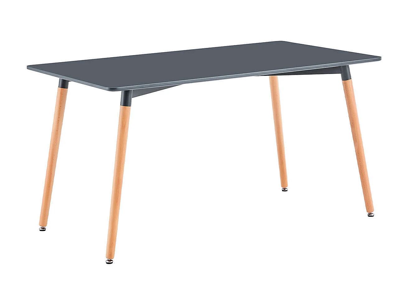 Mesa de comedor Nordika rectangular gris 74,5x120x80 cm Adec