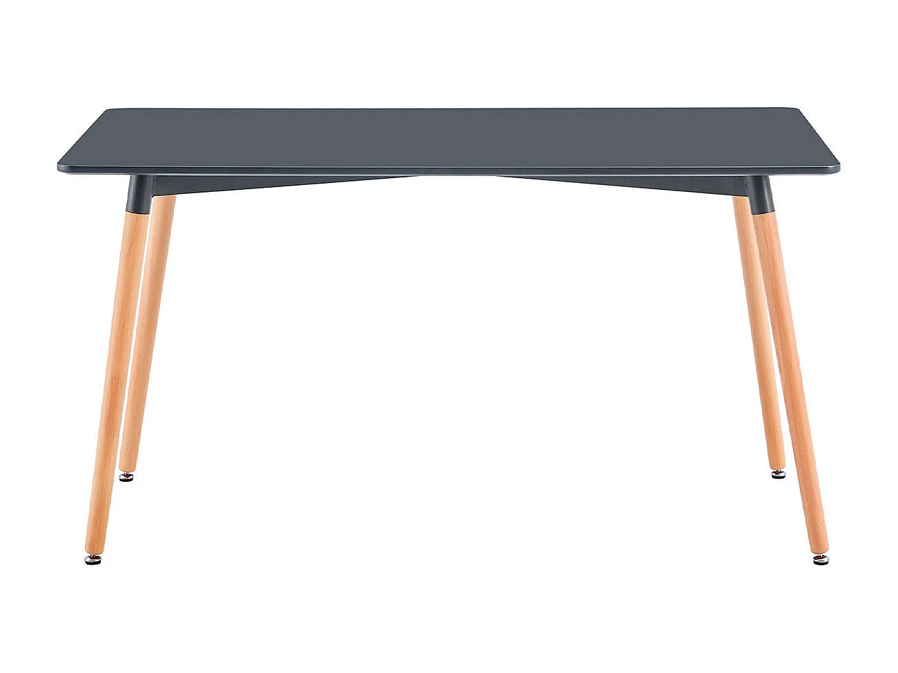 Mesa de comedor Nordika rectangular gris 74,5x120x80 cm Adec