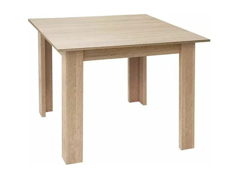 Mesa de comedor Bai diseño fijo cambria 90x90 cm