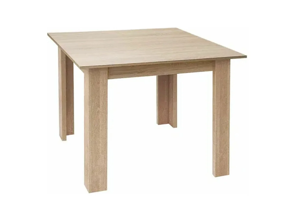 Mesa de comedor Bai diseño fijo cambria 90x90 cm