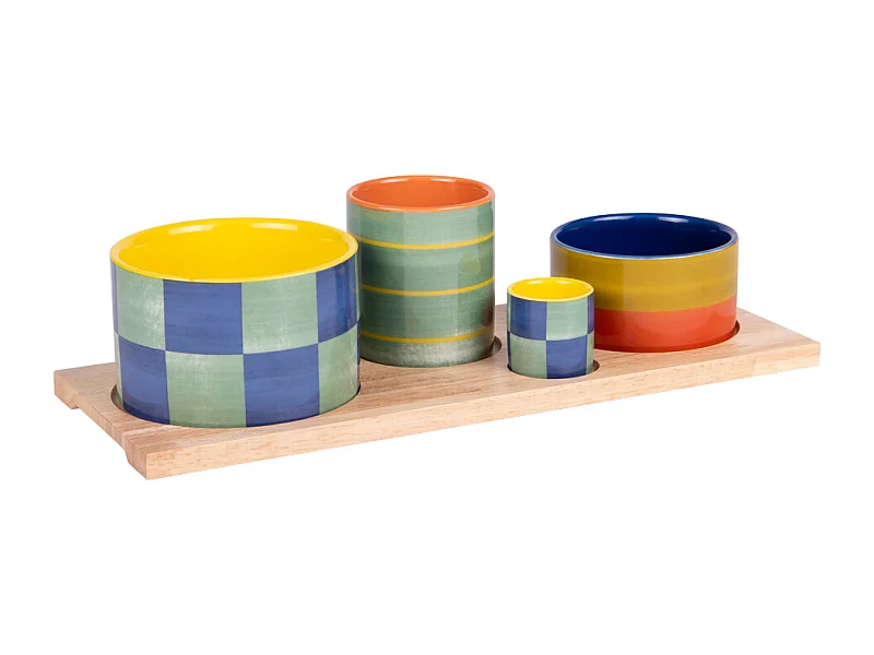 Service apéritif 4 pièces Capri 34,5cm