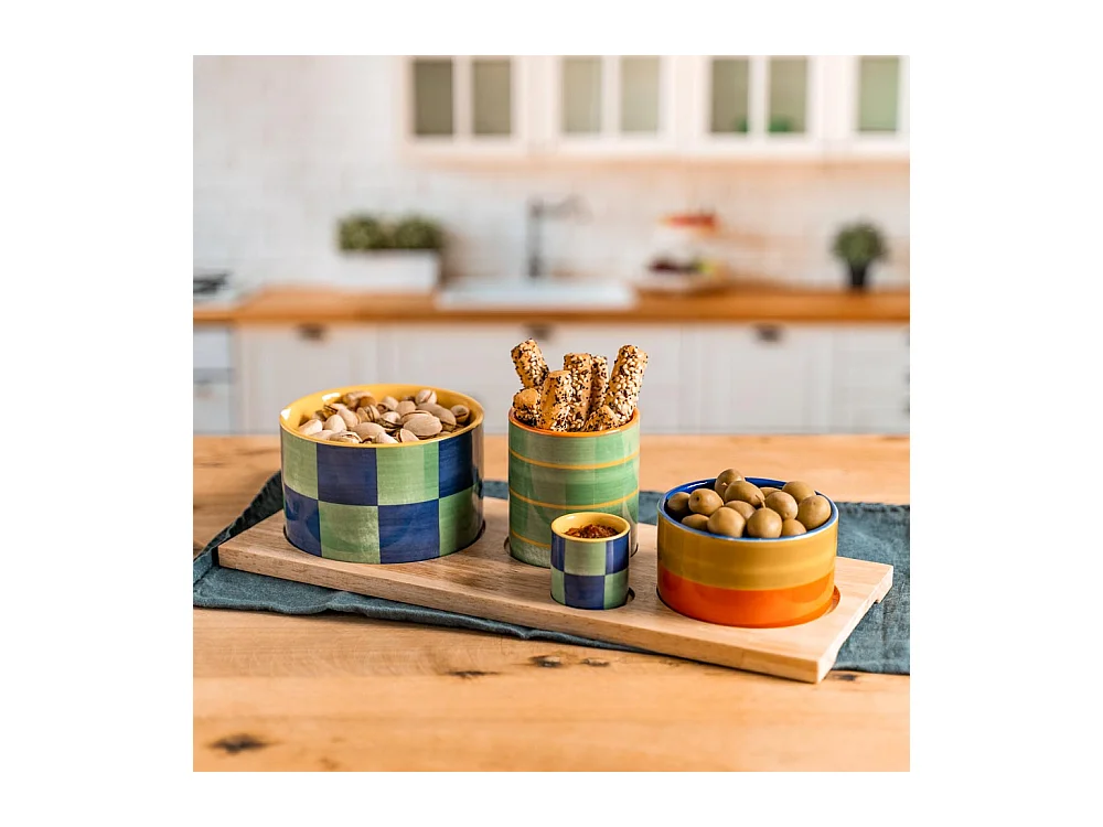 Service apéritif 4 pièces Capri 34,5cm