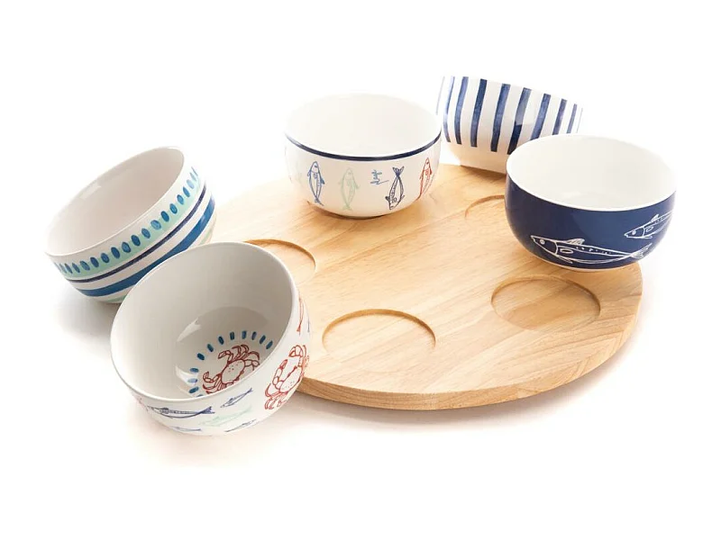 Service apéritif 5 pièces Ariel