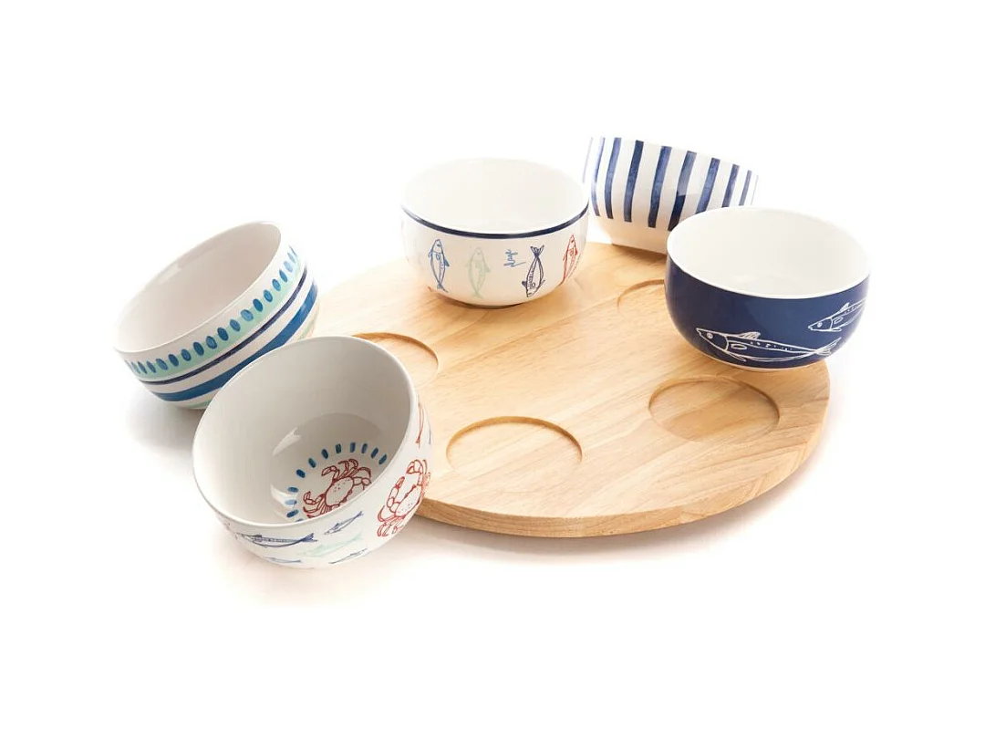 Service apéritif 5 pièces Ariel