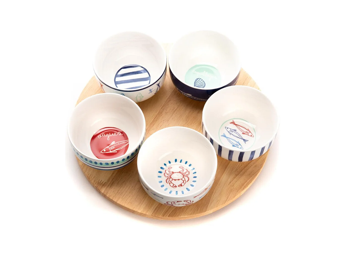 Service apéritif 5 pièces Ariel