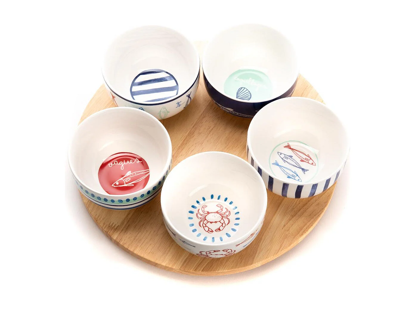 Service apéritif 5 pièces Ariel