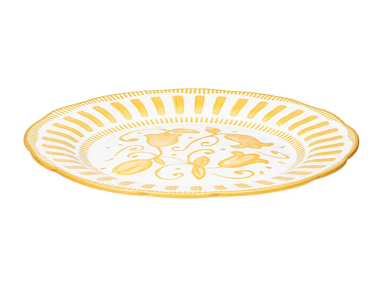 Assiette à dessert Napoli jaune 21 cm (lot de 6)