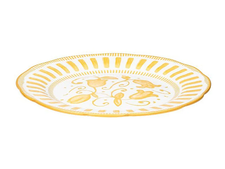 Assiette à dessert Napoli jaune 21 cm (lot de 6)