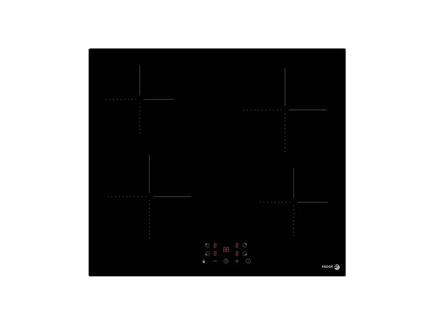 Table de cuisson vitro 4 foyers Hilight , Puissance : 6000 W , 9 niveau FAGOR - FTV460C