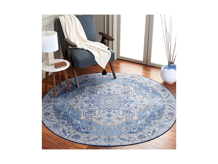 Tapis Bleu 183 X 183 cm - Ximena