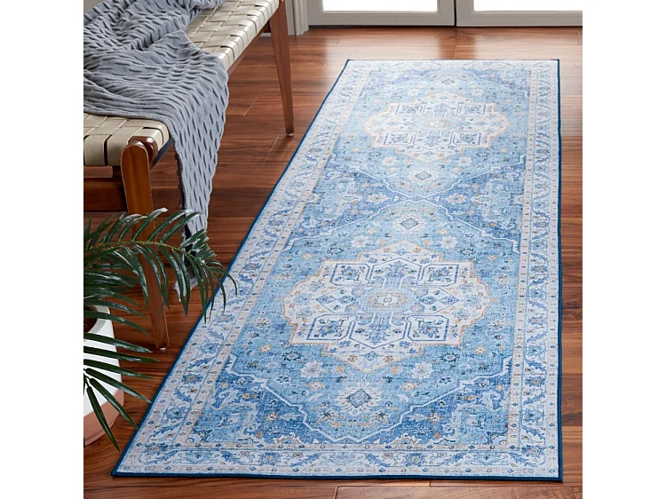 Tapis Bleu 76 X 244 cm - Ximena