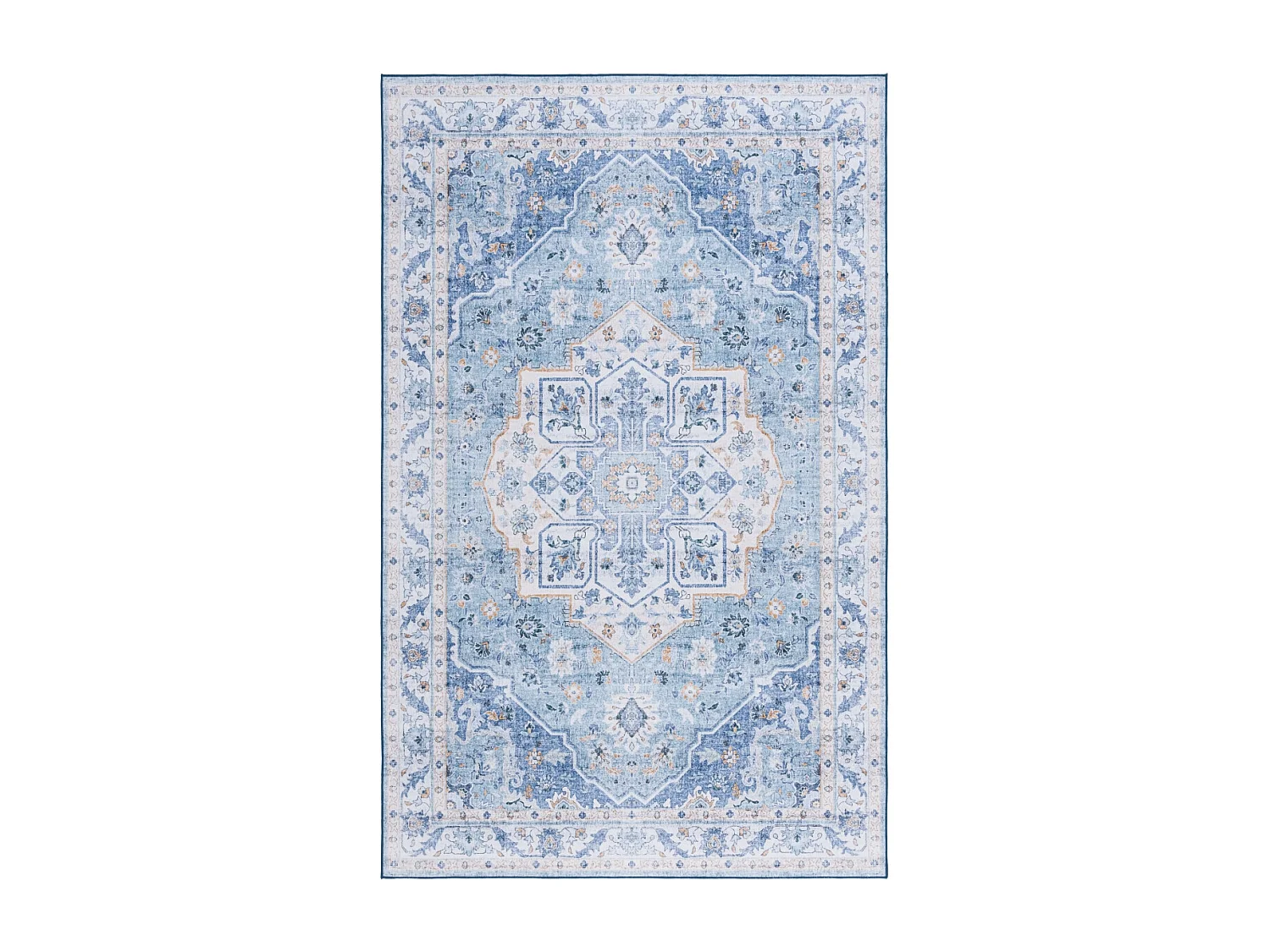 Tapis Bleu 91 X 152 cm - Ximena