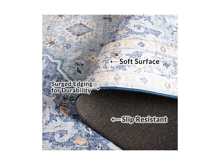 Tapis Bleu 122 X 183 cm - Ximena