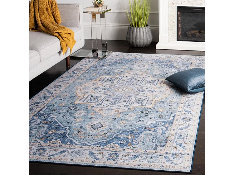 Tapis Bleu 122 X 183 cm - Ximena