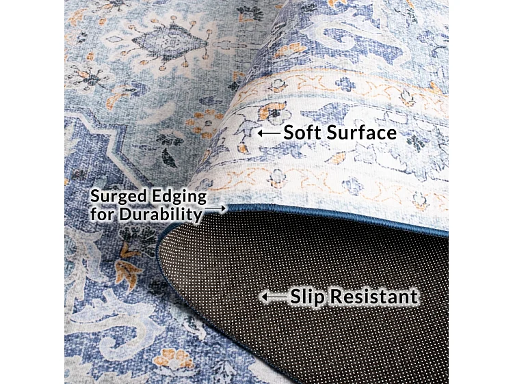 Tapis Bleu 152 X 244 cm - Ximena