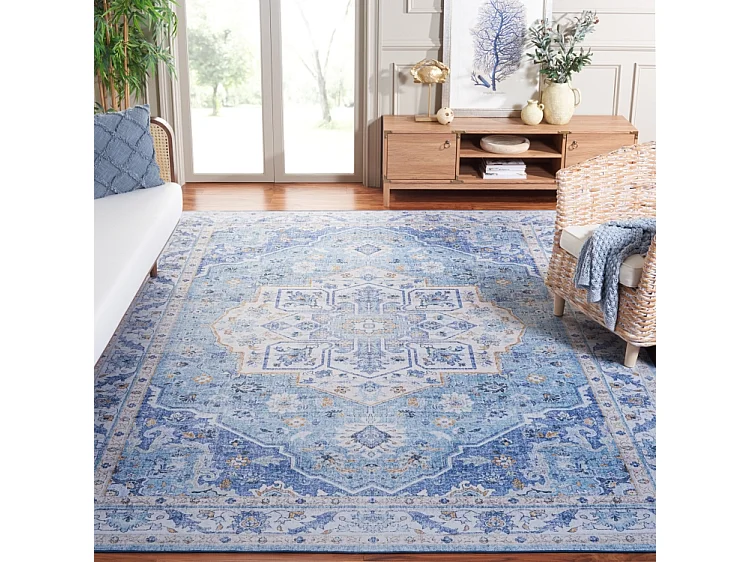 Tapis Bleu 244 X 305 cm - Ximena