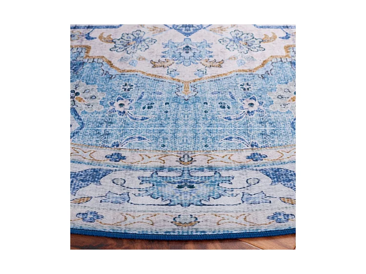 Tapis Bleu 122 X 122 cm - Ximena