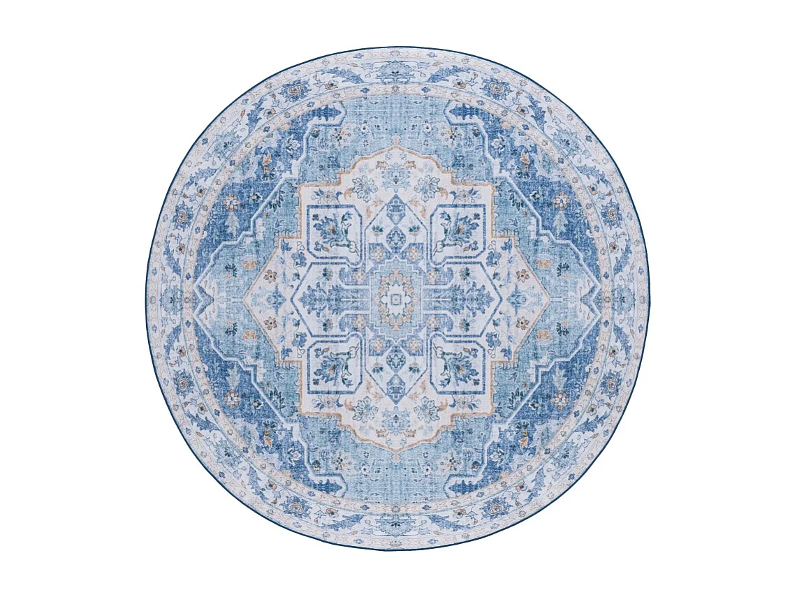 Tapis Bleu 122 X 122 cm - Ximena
