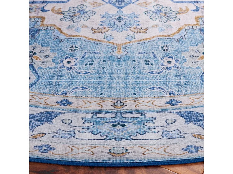 Tapis Bleu 122 X 122 cm - Ximena