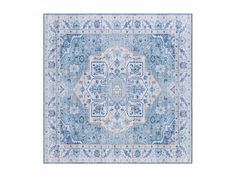 Tapis Bleu 183 X 183 cm - Ximena